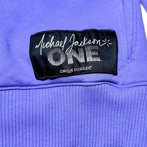 RARE Michael Jackson ONE Cirque Du Soleil Two Tone Zip Hoodie Large - Picture 5 of 14